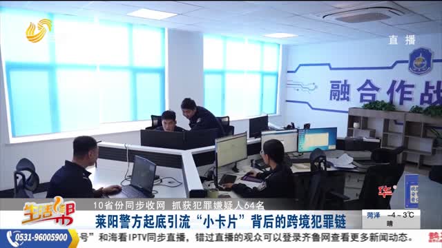 莱阳警方起底引流“小卡片”背后的跨境犯罪链