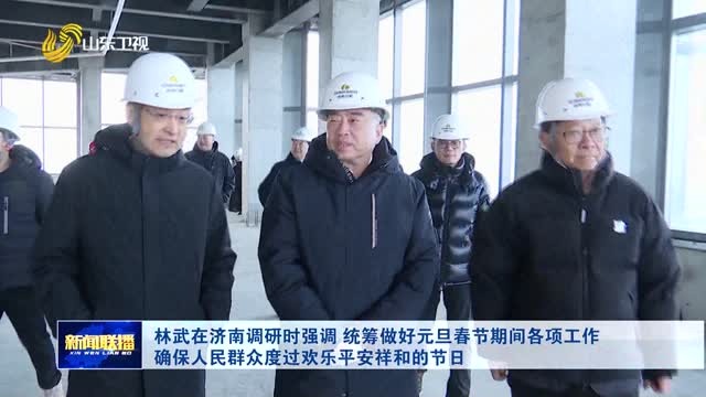 林武在济南调研时强调 统筹做好元旦春节期间各项工作 确保人民群众度过欢乐平安祥和的节日