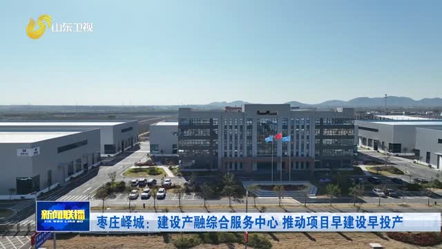 枣庄峄城：建设产融综合服务中心 推动项目早建设早投产