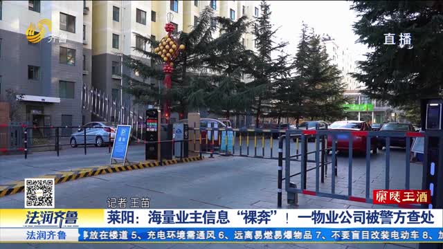 《法治现场》莱阳：海量业主信息“裸奔”！