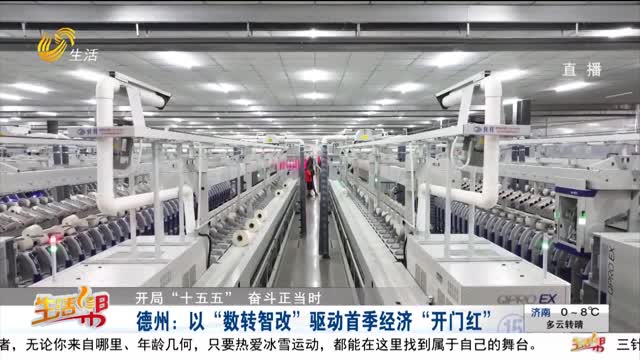 【开局“十五五” 奋斗正当时】德州：以“数转智改”驱动首季经济“开门红”