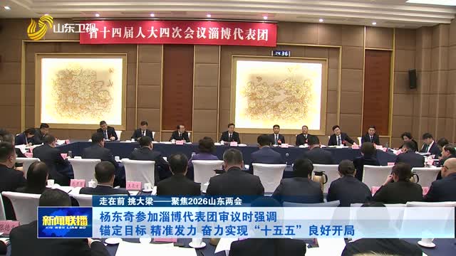 杨东奇参加淄博代表团审议时强调 锚定目标 精准发力 奋力实现“十五五”良好开局【走在前 挑大梁——聚焦2026山东两会】