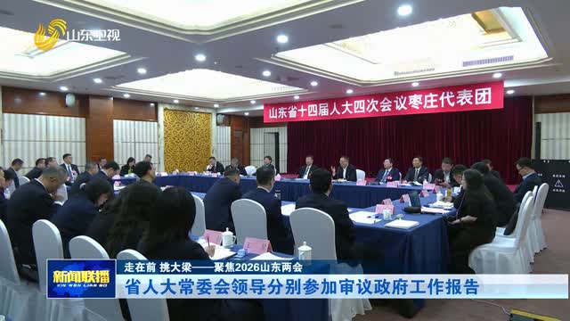 省人大常委会领导分别参加审议政府工作报告【走在前 挑大梁——聚焦2026山东两会】