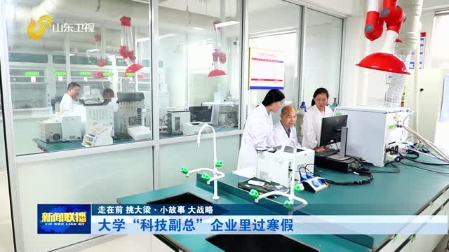 大学“科技副总”企业里过寒假【走在前 挑大梁·小故事 大战略】