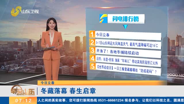 【今日立春】冬藏落幕 春生启章