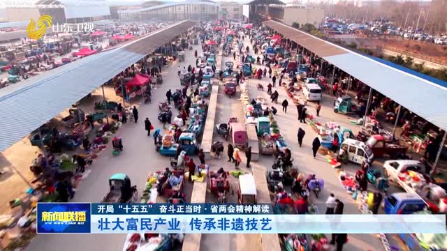 壮大富民产业 传承非遗技艺【开局“十五五” 奋斗正当时·省两会精神解读】