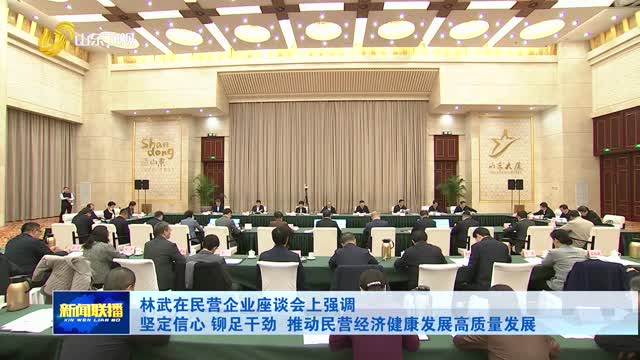 林武在民營企業(yè)座談會(huì)上強(qiáng)調(diào) 堅(jiān)定信心 鉚足干勁 推動(dòng)民營經(jīng)濟(jì)健康發(fā)展高質(zhì)量發(fā)展