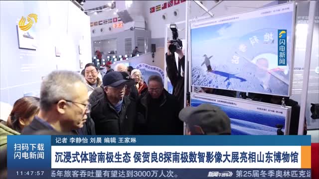 【冬游齐鲁 欢乐贺年】沉浸式体验南极生态 侯贺良8探南极数智影像大展亮相山东博物馆