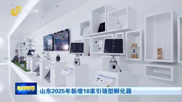 山东2025年新增18家引领型孵化器