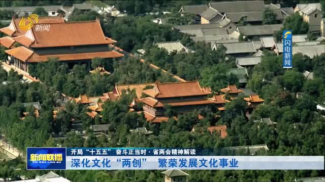 深化文化“两创” 繁荣发展文化事业【开局“十五五” 奋斗正当时·省两会精神解读】