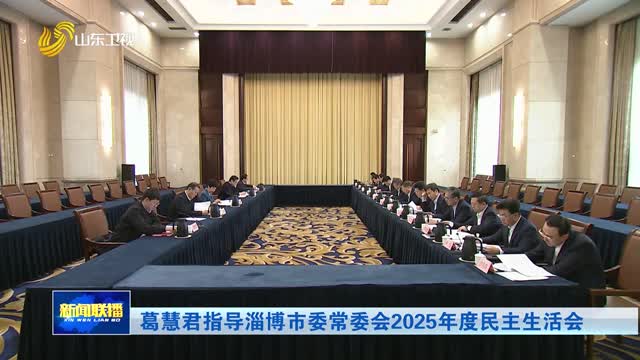 葛慧君指导淄博市委常委会2025年度民主生活会