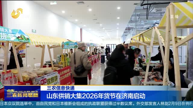 【三农信息快递】山东供销大集2026年货节在济南启动