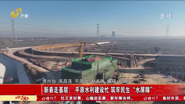 新春走基层：平原水利建设忙 筑牢民生“水屏障”