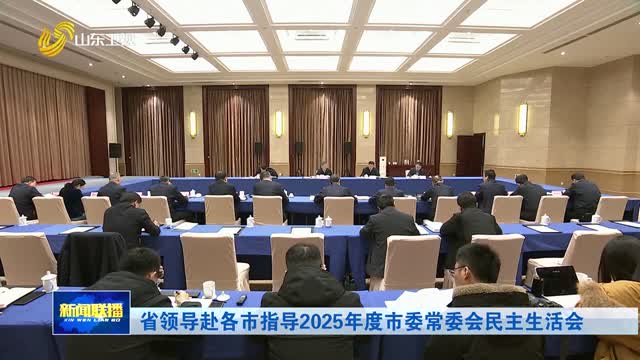 省领导赴各市指导2025年度市委常委会民主生活会