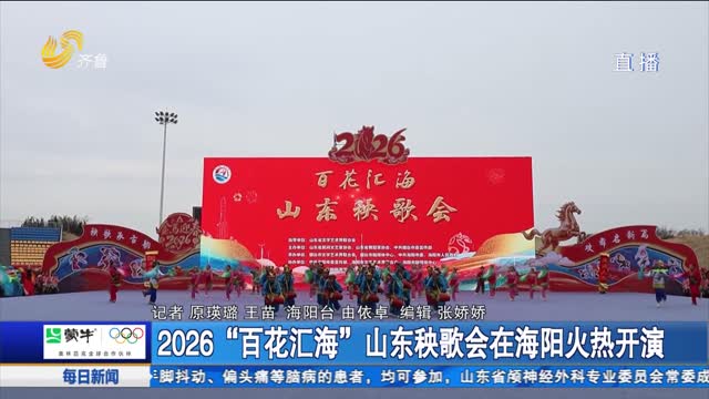2026“百花汇海”山东秧歌会在海阳火热开演