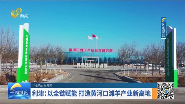 利津：以全链赋能 打造黄河口滩羊产业新高地