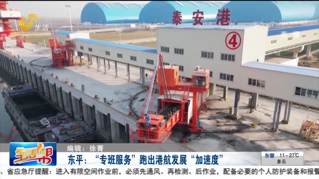 东平：“专班服务”跑出港航发展“加速度”