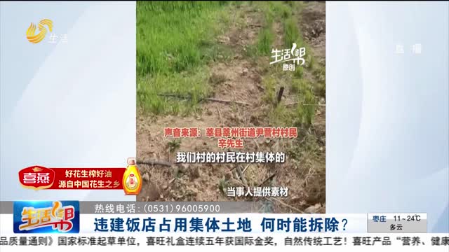 【帮办出马】违建饭店占用集体土地 何时能拆除？