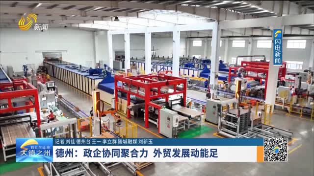 德州：政企协同聚合力 外贸发展动能足