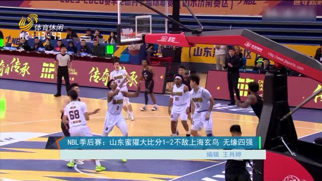 NBL季后赛：山东蜜獾大比分1-2不敌上海玄鸟 无缘四强