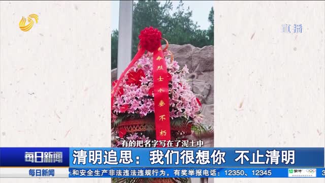 清明追思：我们很想你 不止清明