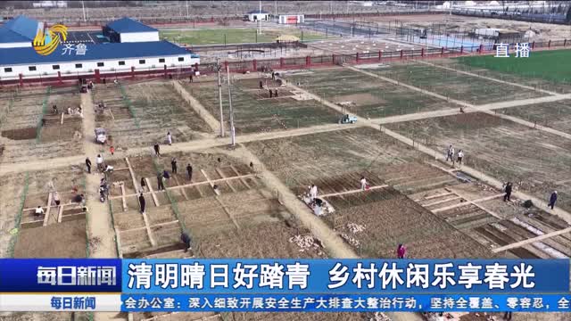 清明晴日好踏青 乡村休闲乐享春光