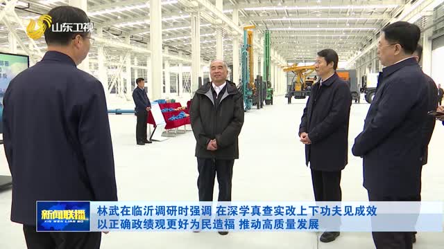 林武在臨沂調研時強調 在深學真查實改上下功夫見成效 以正確政績觀更好為民造福 推動高質量發展