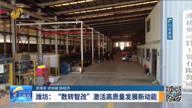 【抓落实 求突破 拼经济】潍坊：“数转智改”激活高质量发展新动能