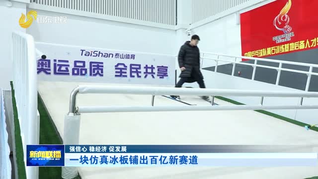 一块仿真冰板铺出百亿新赛道【强信心 稳经济 促发展】