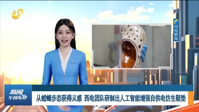 从螳螂步态获得灵感 西电团队研制出人工智能增强自供电仿生鞋垫