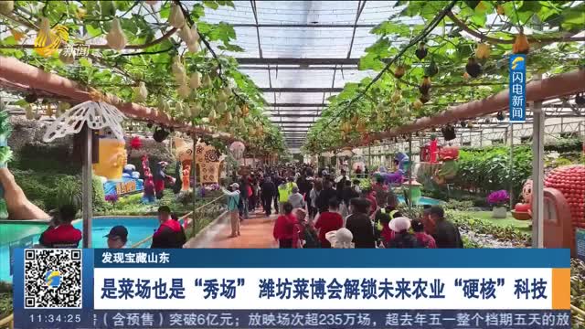 【发现宝藏山东】是菜场也是“秀场” 潍坊菜博会解锁未来农业“硬核”科技