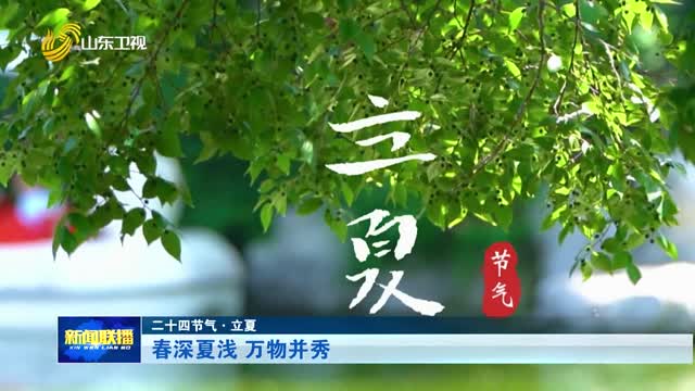 春深夏浅 万物并秀【二十四节气·立夏】