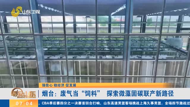 【强信心 稳经济 促发展】烟台：废气当“饲料” 探索微藻固碳联产新路径
