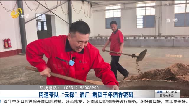 阿速带队“云探”酒厂 解锁千年酒香密码