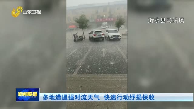 多地遭遇强对流天气 快速行动纾损保收