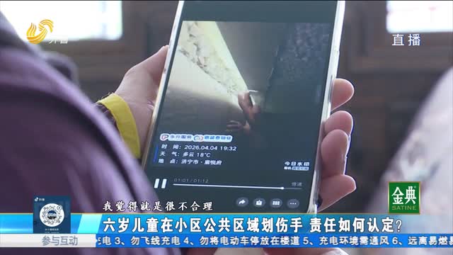 六岁儿童在小区公共区域划伤手 责任如何划分？