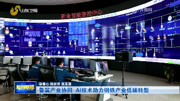 鲁冀产业协同 AI技术助力钢铁产业低碳转型【强信心 稳经济 促发展】