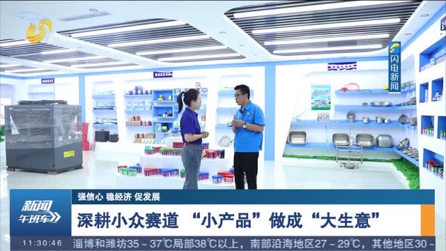【强信心 稳经济 促发展】深耕小众赛道 “小产品”做成“大生意”