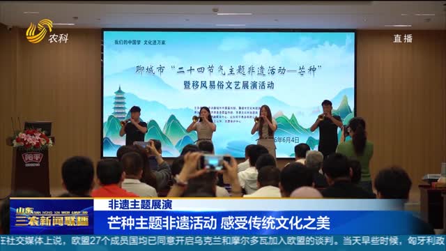 【非遗主题展演】芒种主题非遗活动 感受传统文化之美
