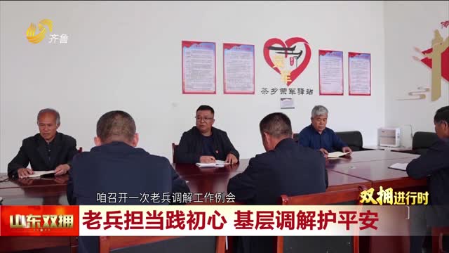老兵调解员张传顺