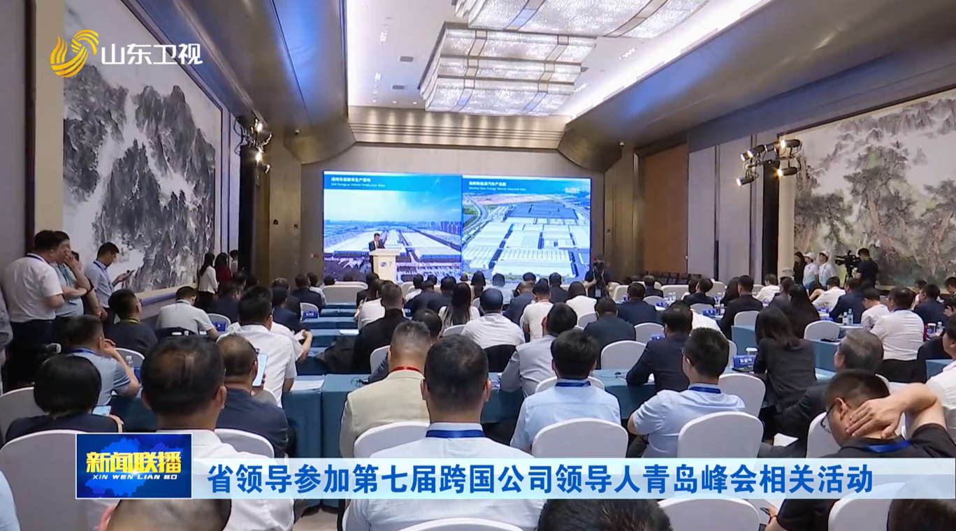 省领导参加第七届跨国公司领导人青岛峰会相关活动