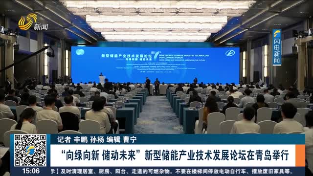 “向绿向新 储动未来”新型储能产业技术发展论坛在青岛举行