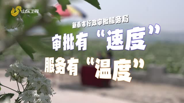 20260622《齐鲁先锋》：新泰市行政审批服务局——审批有“速度” 服务有“温度”