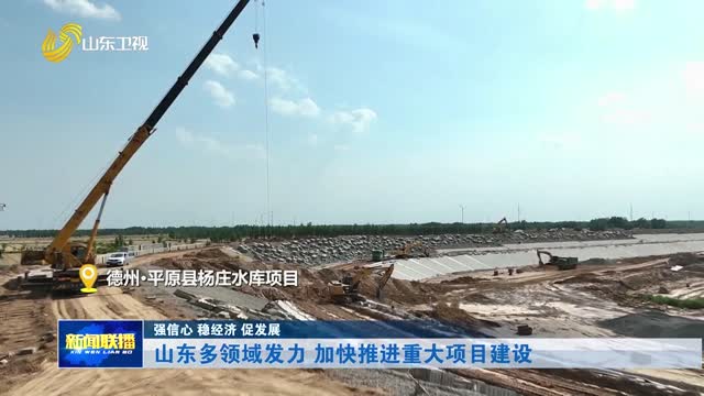 山东多领域发力 加快推进重大项目建设【强信心 稳经济 促发展】