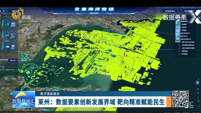 数字强省建设｜莱州——数据要素创新发展界域 靶向精准赋能民生