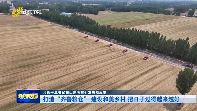 打造“齐鲁粮仓” 建设和美乡村 把日子过得越来越好【习近平总书记在山东考察引发热烈反响】