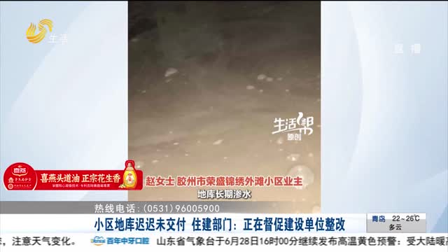 【帮办出马】小区地库迟迟未交付 住建部门：正在督促建设单位整改