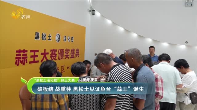 【“黑松土活化肥”蒜王大赛】破板结 战重茬 黑松土见证鱼台“蒜王”诞生