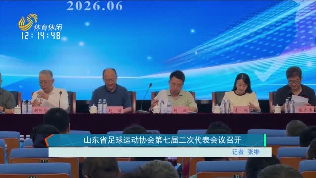 山东省足球运动协会第七届二次代表会议召开