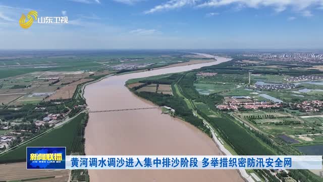 黄河调水调沙进入集中排沙阶段 多举措织密防汛安全网